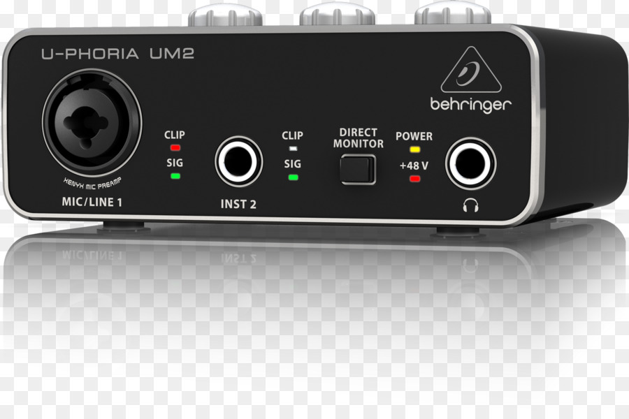 Behringer Uphoria Um2，Mikrofon PNG