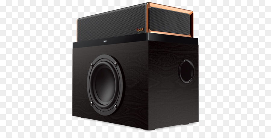 Subwoofer，Docking Speaker Kreatif Iroar Batu Hitam PNG