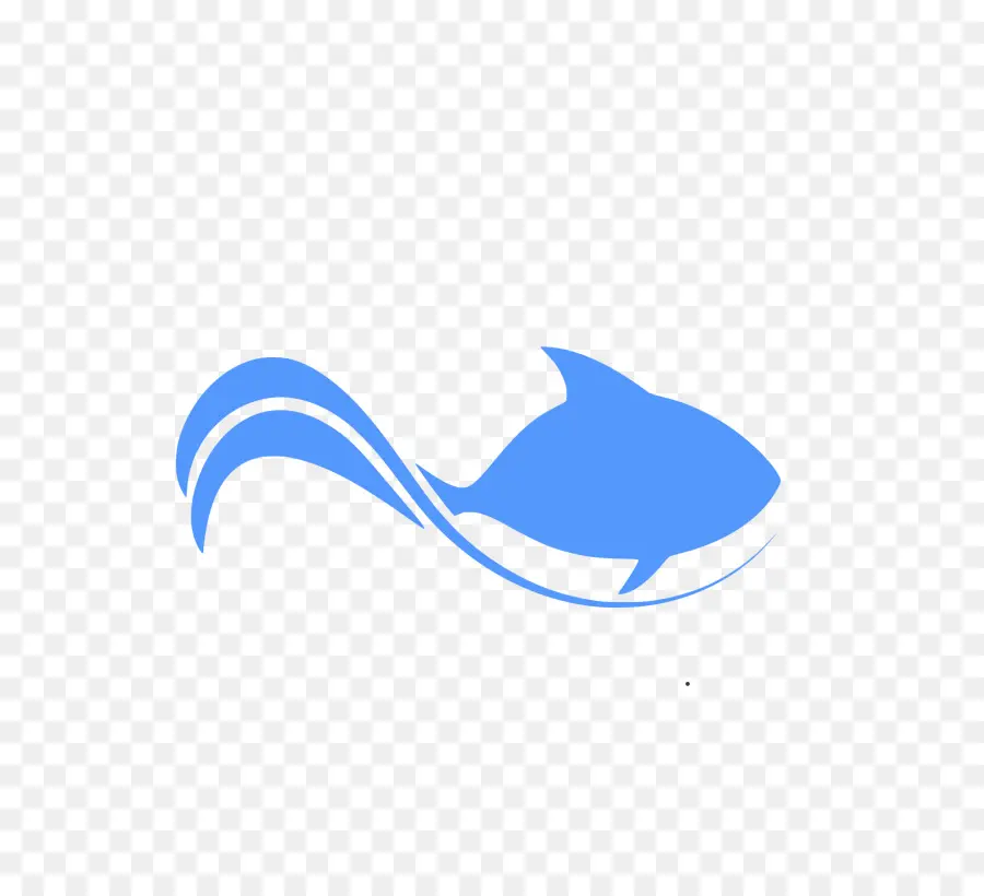 Ikan，Biru PNG