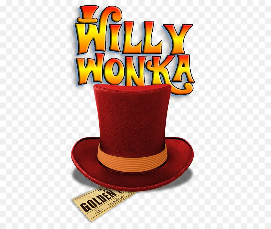 Topi Willy Wonka，Cokelat PNG