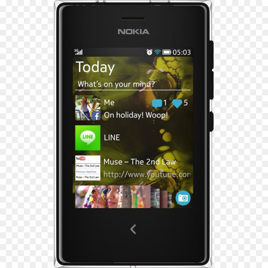 Seri Nokia Asha，Nokia Asha 500 PNG