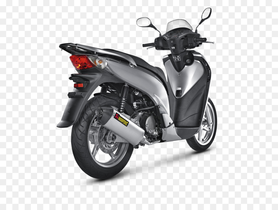 Sepeda Motor Merah Hitam，Skuter PNG