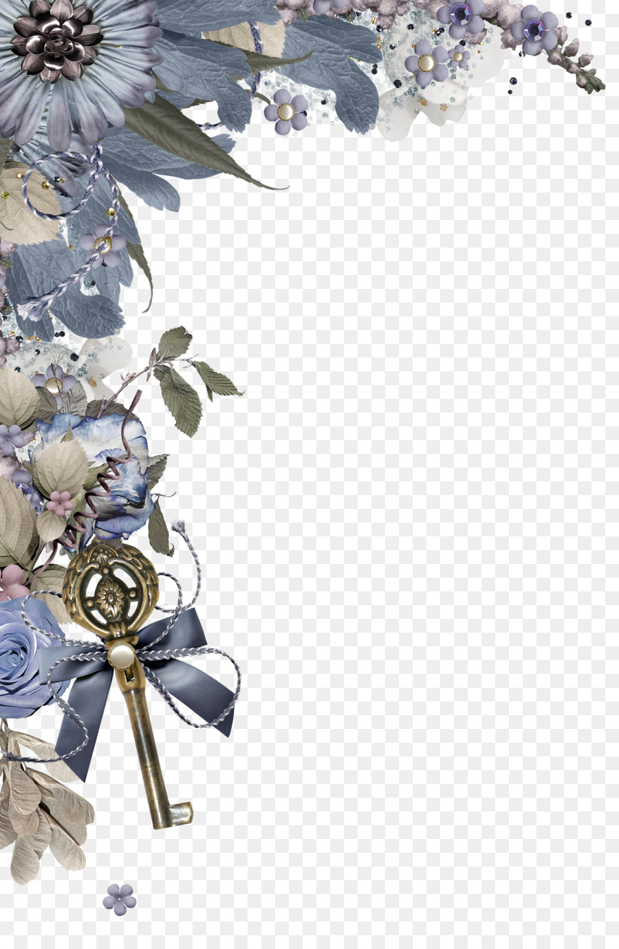 Desain Bunga Bunga Desktop Wallpaper Gambar Png