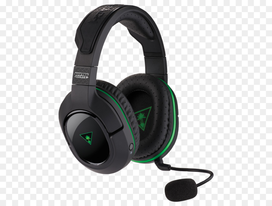 Headphone Hitam Dan Hijau，Audio PNG