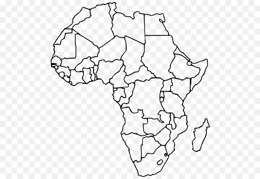 Peta Kosong，Afrika PNG