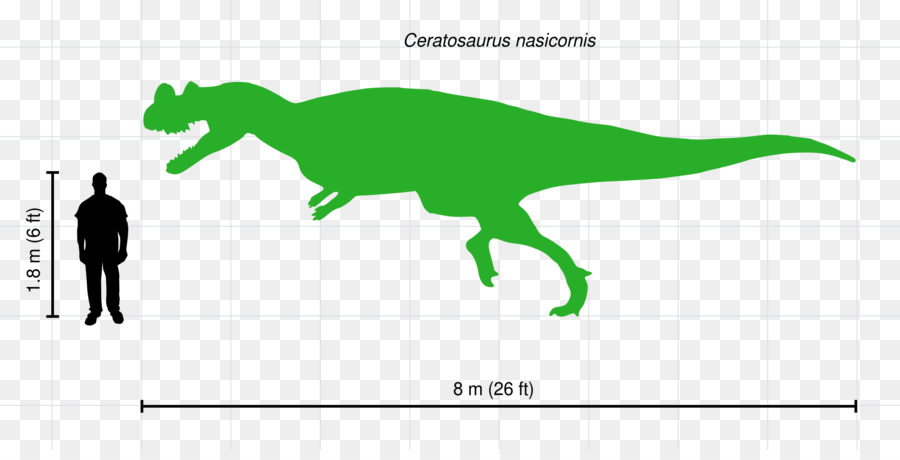 Ceratosaurus Nasicornis，Dinosaurus PNG