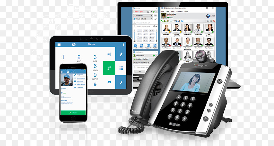 Voip Telepon，Polycom PNG