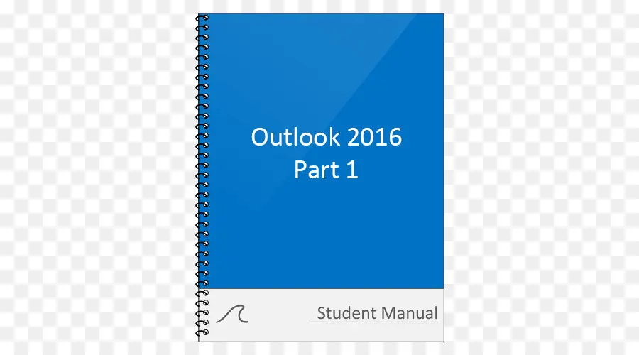 Panduan Outlook 2016，Biru PNG