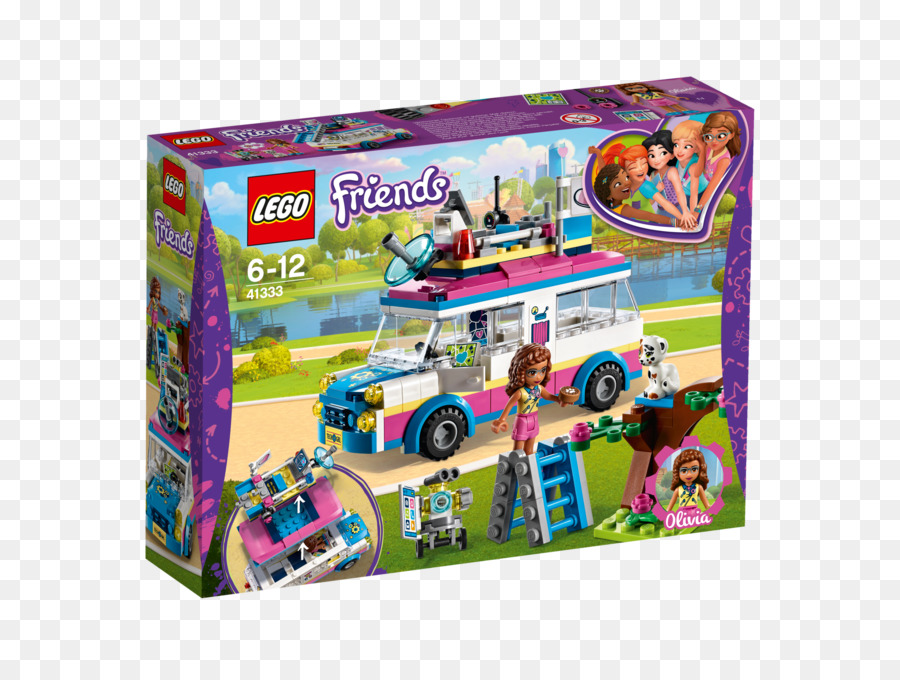Lego 41333 Teman Teman Olivia Misi Kendaraan，Lego Teman PNG