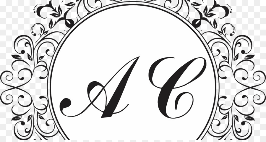 Monogram Ac，Inisial PNG