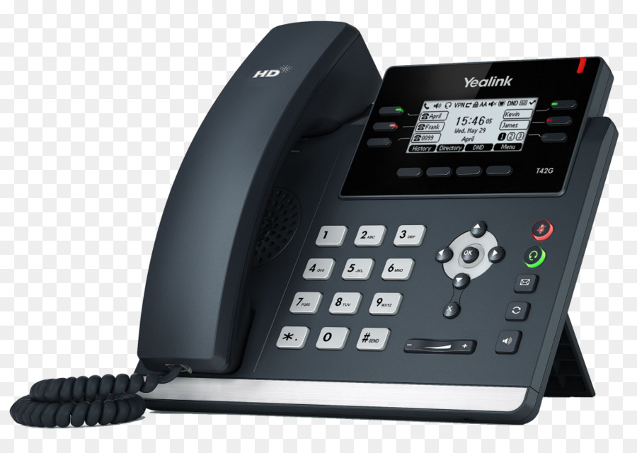 Yealink Sipt42g，Voip Telepon PNG
