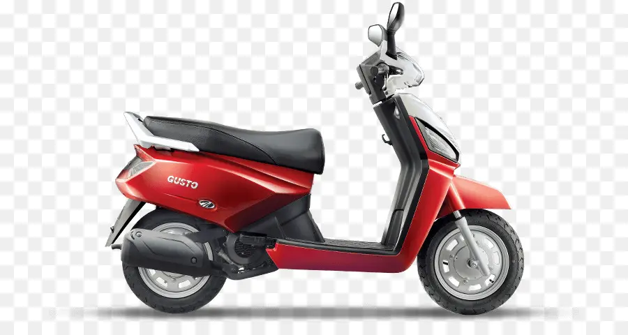 Skuter Merah，Sepeda Motor PNG