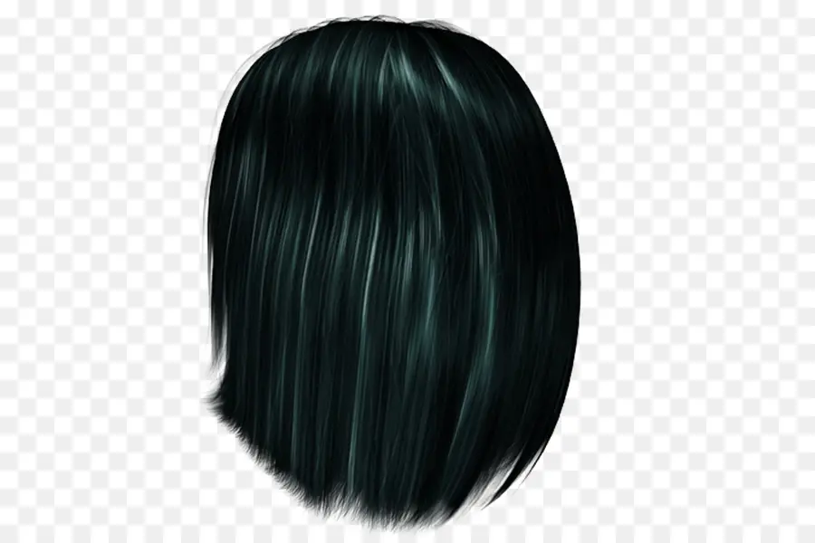 Rambut Hitam，Mewarnai Rambut PNG