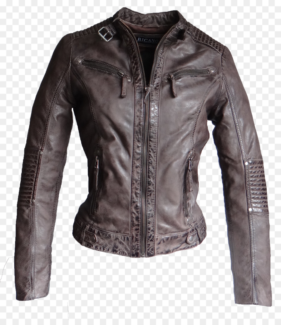 Jaket Kulit Coklat，Ritsleting PNG