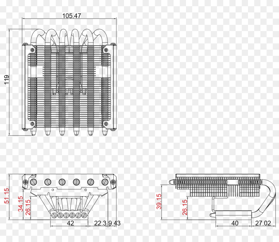 Thermalright，Wastafel Panas PNG