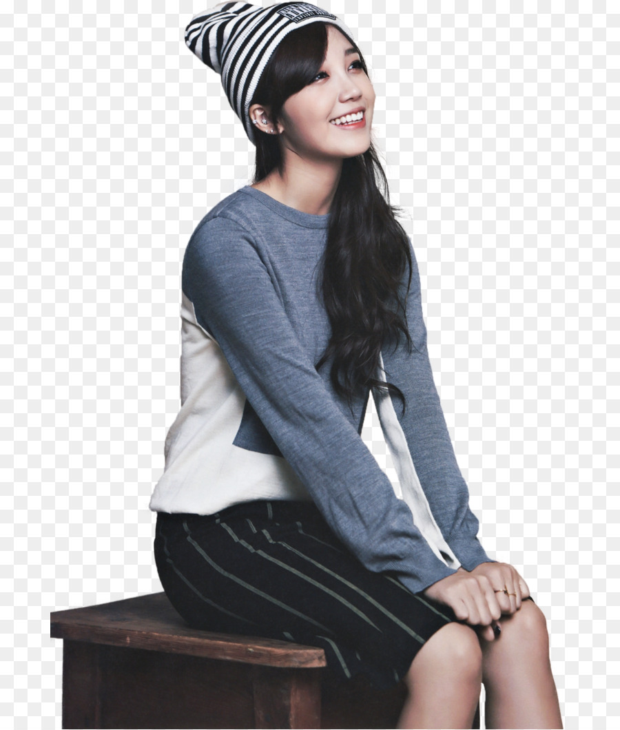 Wanita Tersenyum，Beanie PNG