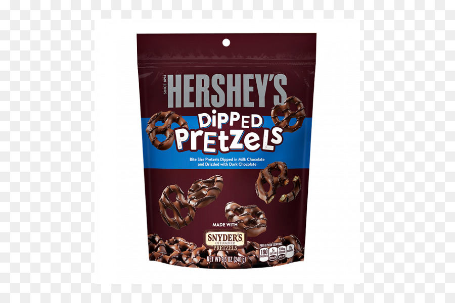 Pretzel Celup Hershey，Cokelat PNG