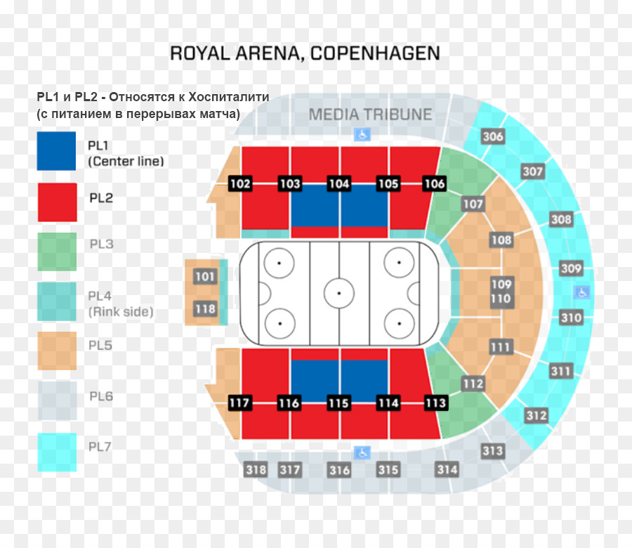 Royal Arena，Kejuaraan Dunia Iihf 2018 PNG