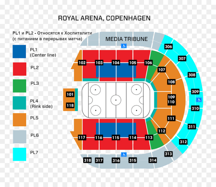 Royal Arena，Kejuaraan Dunia Iihf 2018 PNG