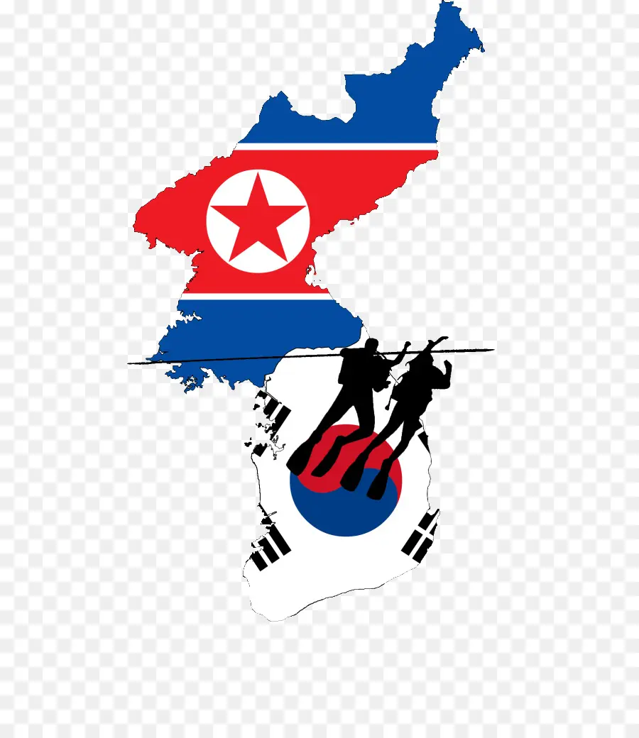 Peta Semenanjung Korea，Korea PNG