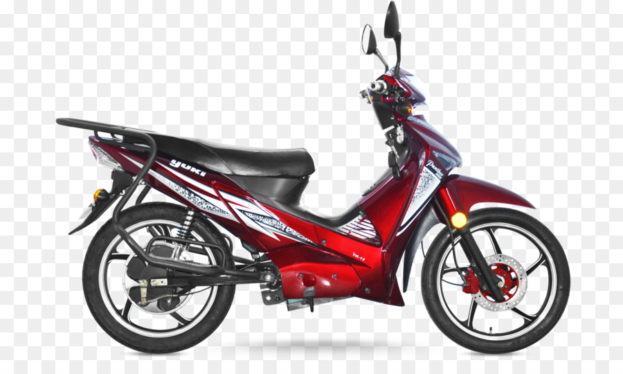 Sepeda Motor Merah，Roda PNG