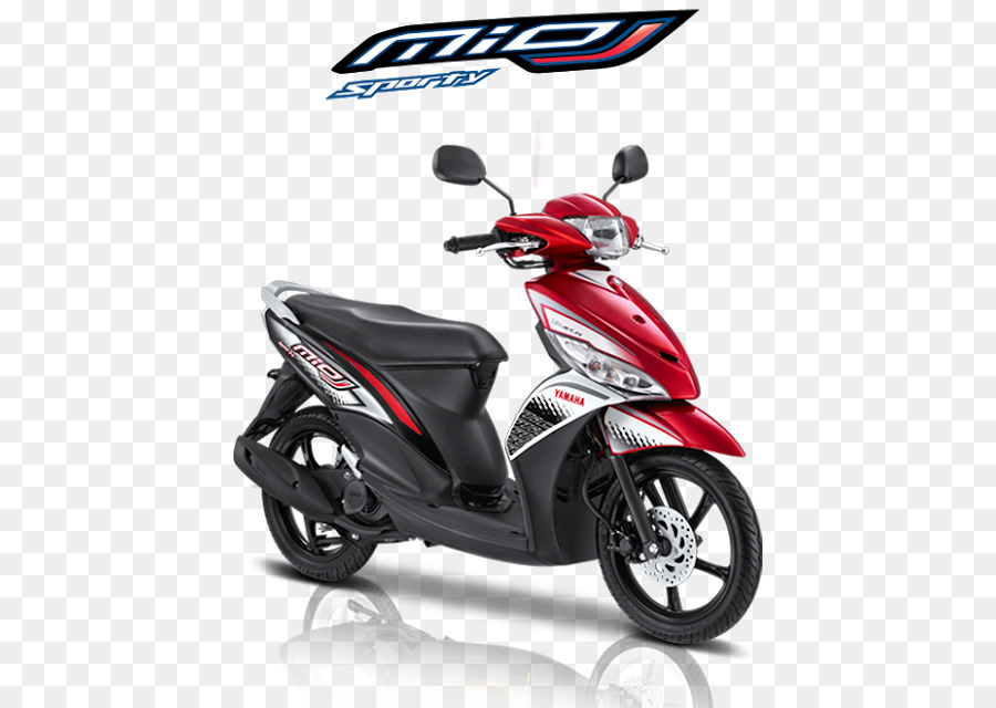 Skuter Merah，Sepeda Motor PNG