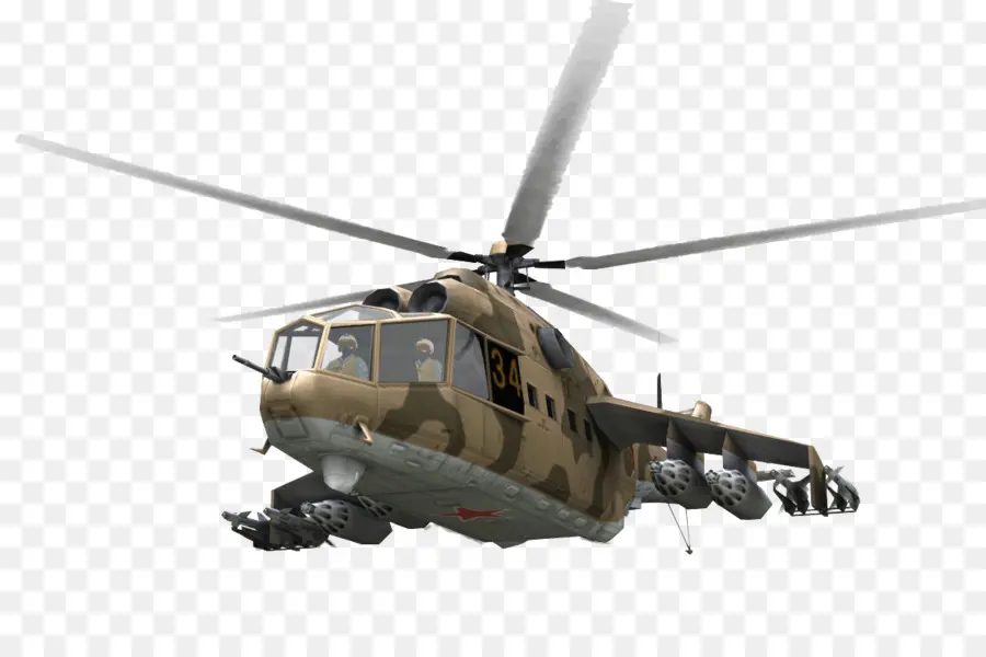 Helikopter，Mi24 PNG