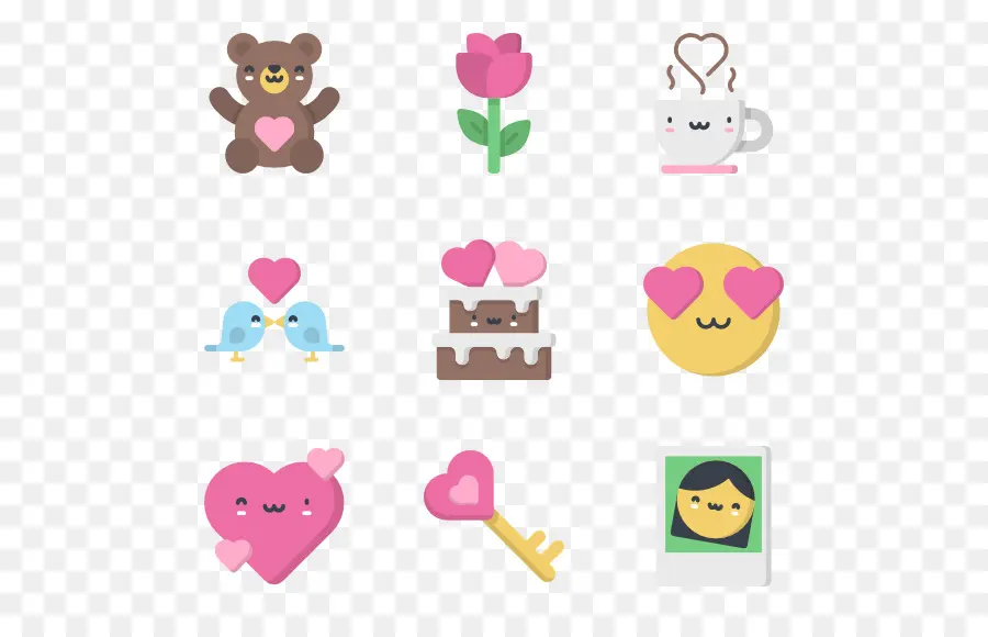 Ikon Lucu，Emoji PNG