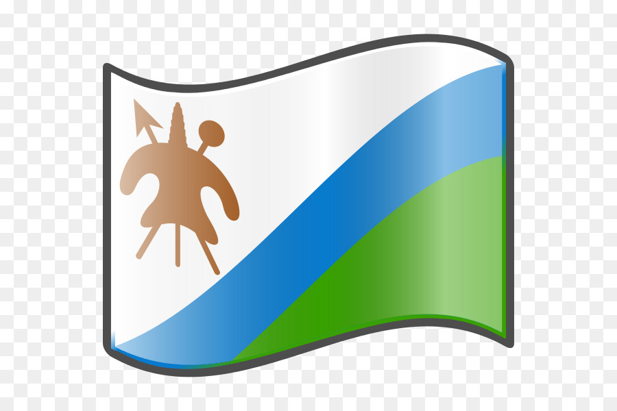 Lesotho，Bendera Lesotho PNG