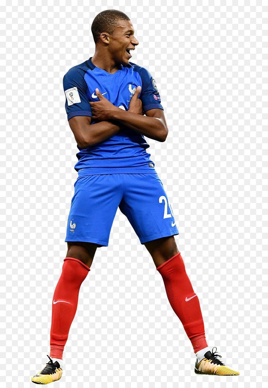 Kylian Mbappe Perancis Tim Nasional Sepak Bola Deviantart Gambar Png