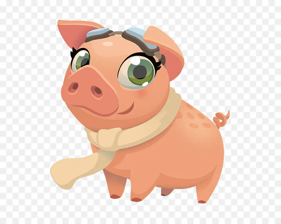 Babi Kartun，Kacamata PNG