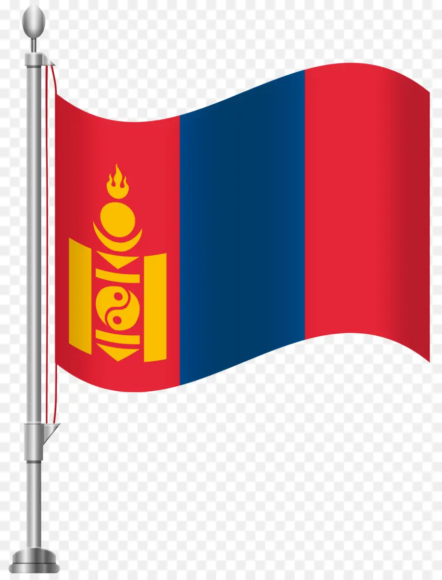 Bendera Mongolia，Merah PNG