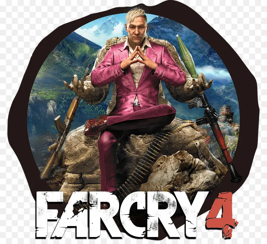 Karakter Far Cry 4，Setelan PNG