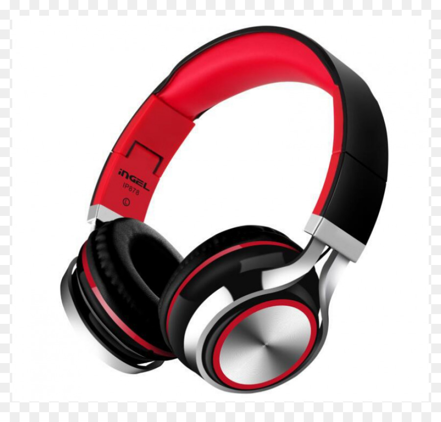 Headphone，Merah Dan Hitam PNG