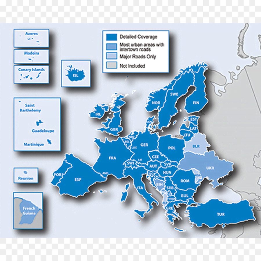 Sistem Navigasi Gps，Eropa PNG