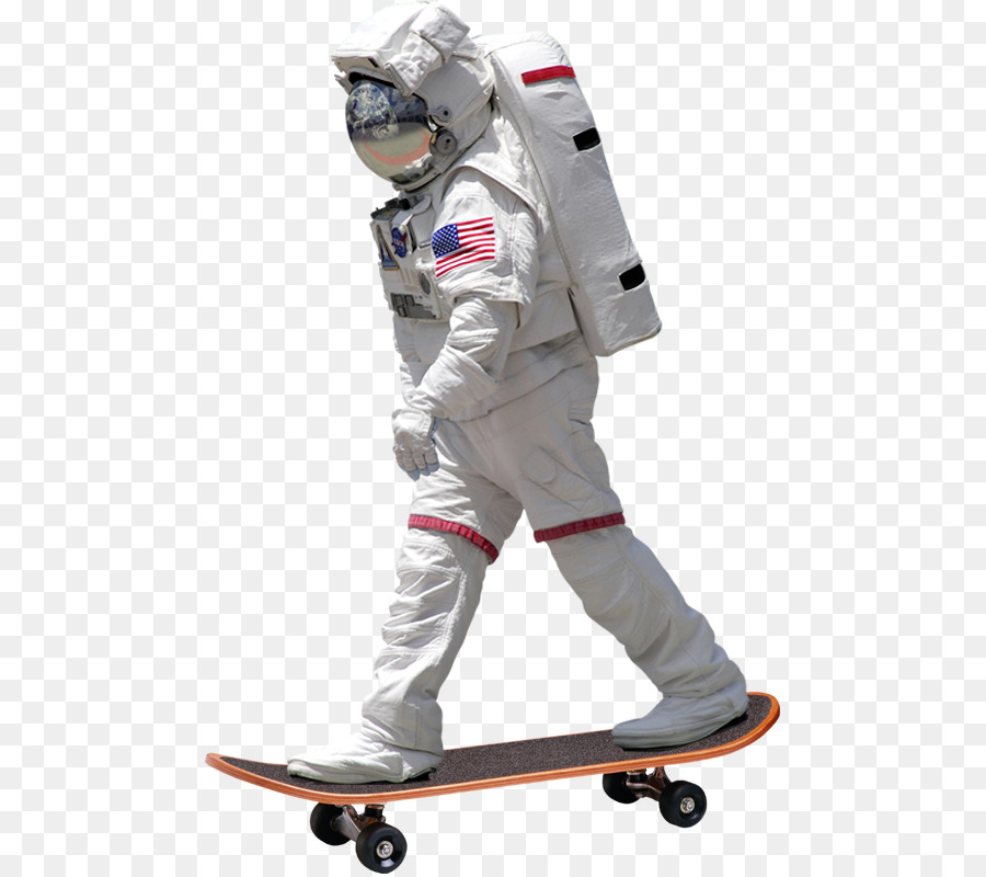 Astronot Di Skateboard，Baju Luar Angkasa PNG