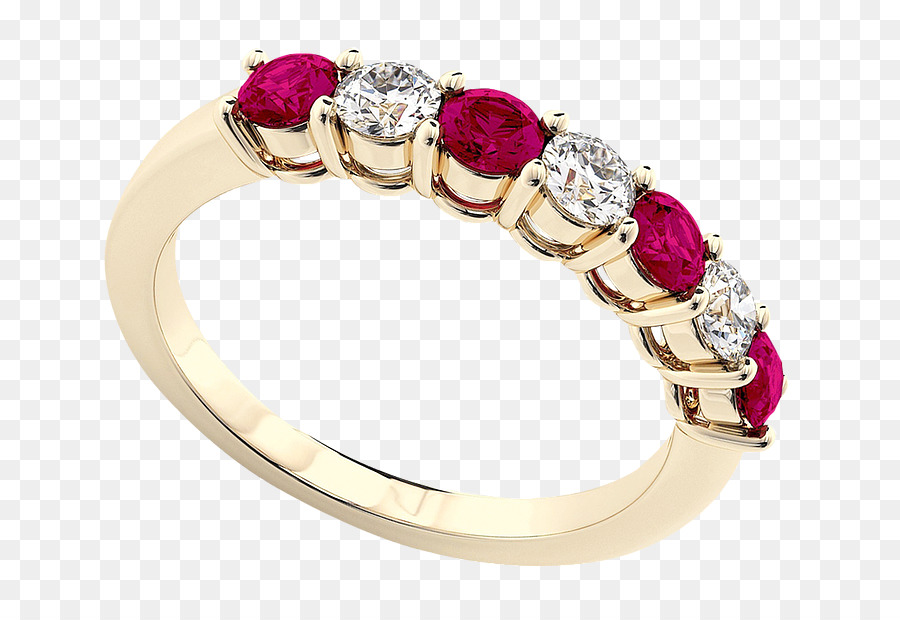 Cincin Ruby，Emas PNG