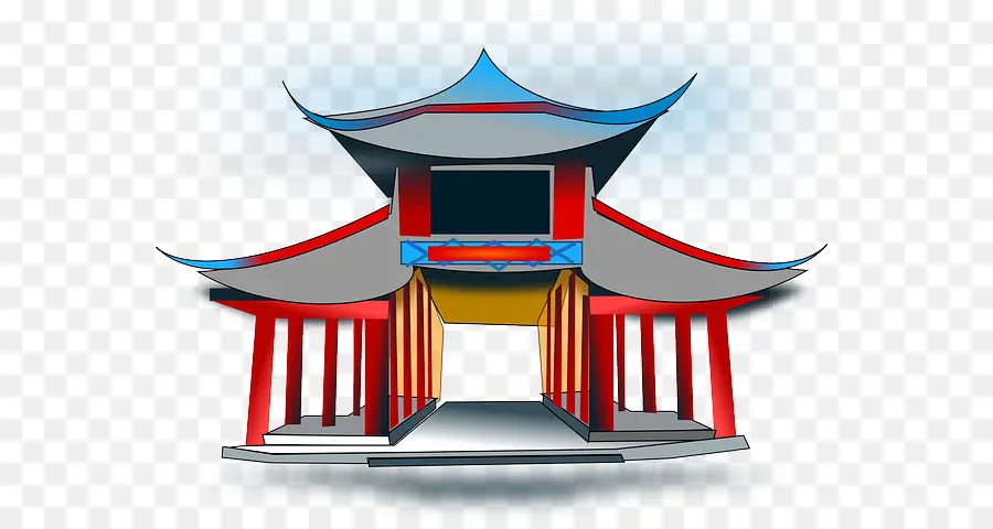 Ikon Komputer，Pagoda Cina PNG