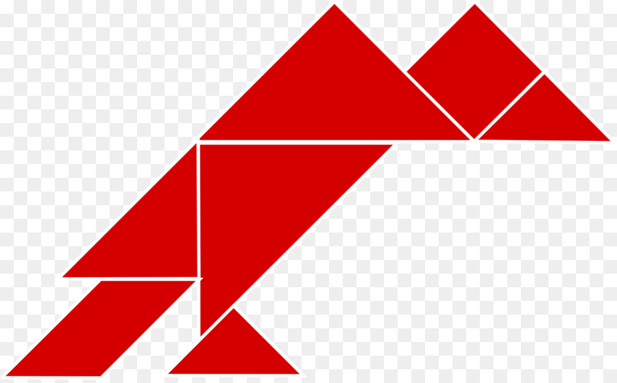 Ikan Merah，Tangram PNG