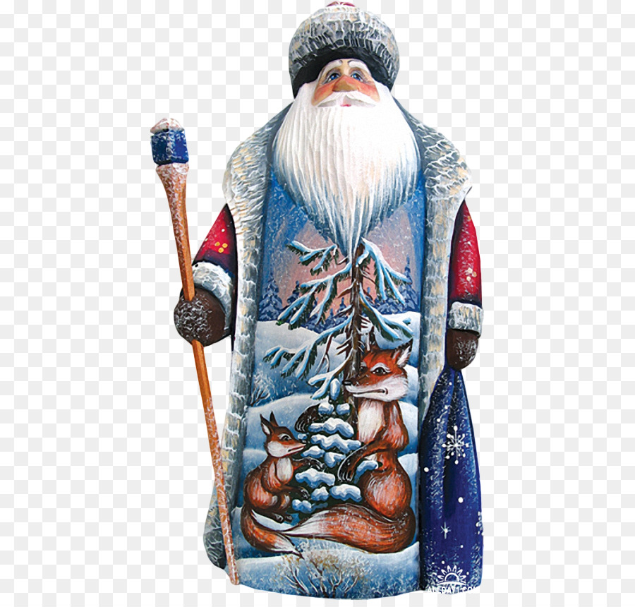 Santa Claus，Ornamen Natal PNG