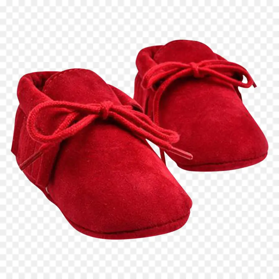 Sepatu Bayi Merah，Kulit Lunak PNG