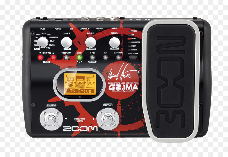 Prosesor Efek Pedal，Zoom Corporation PNG