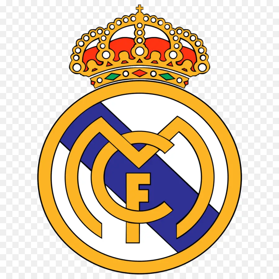 Logo Real Madrid，Sepak Bola PNG