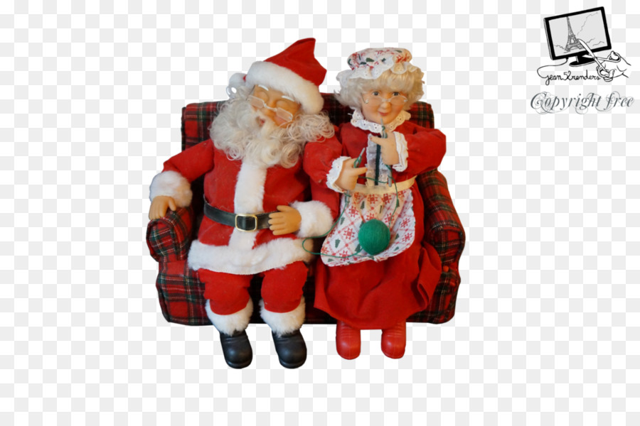 Santa Claus，Ornamen Natal PNG