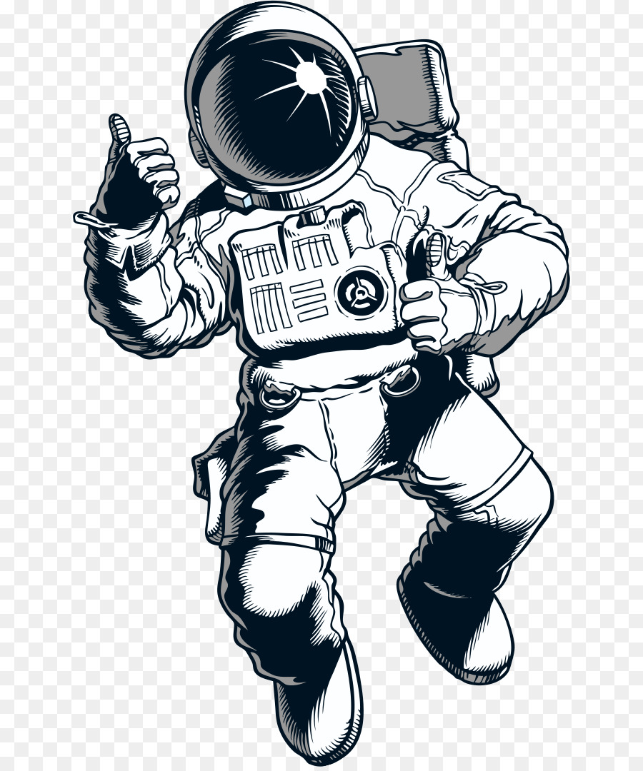 Paling Keren  13 Gambar  Astronot  Kartun  Hitam Putih Keren  