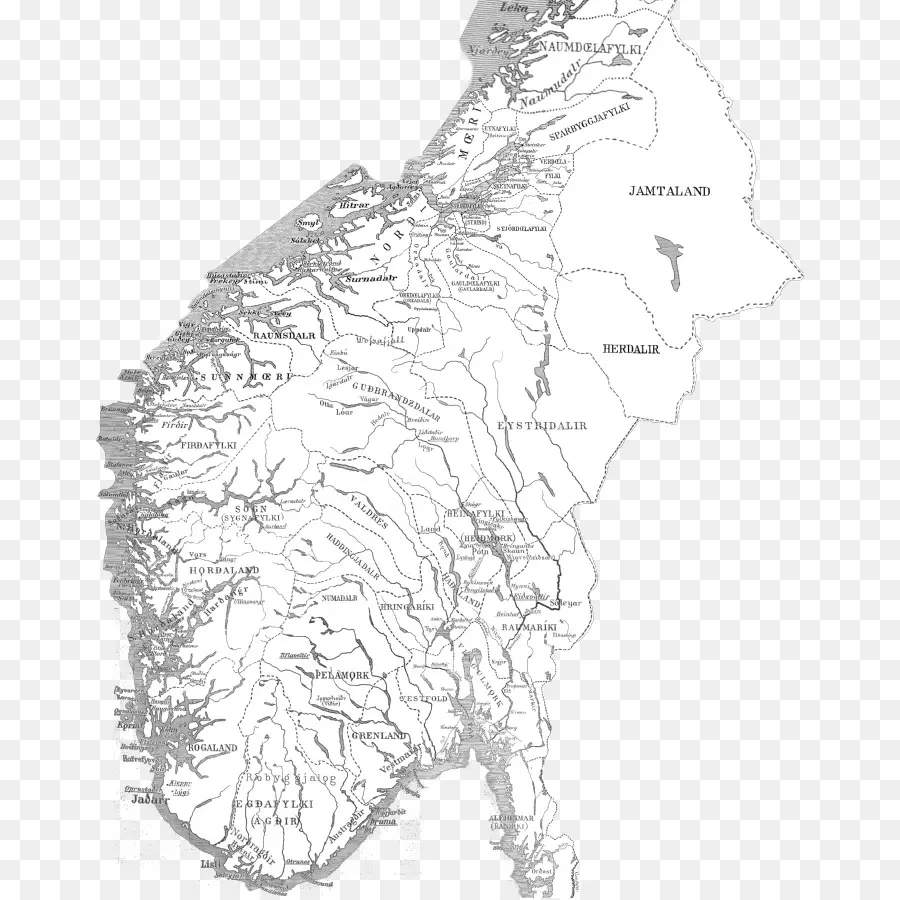 Peta Norwegia，Geografi PNG