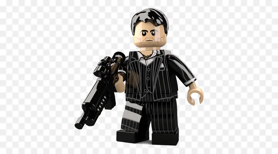 Figur Lego Dengan Pistol，Lego PNG