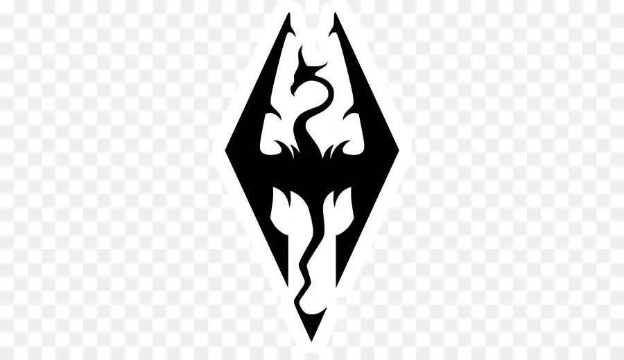 Logo Skyrim，Permainan PNG