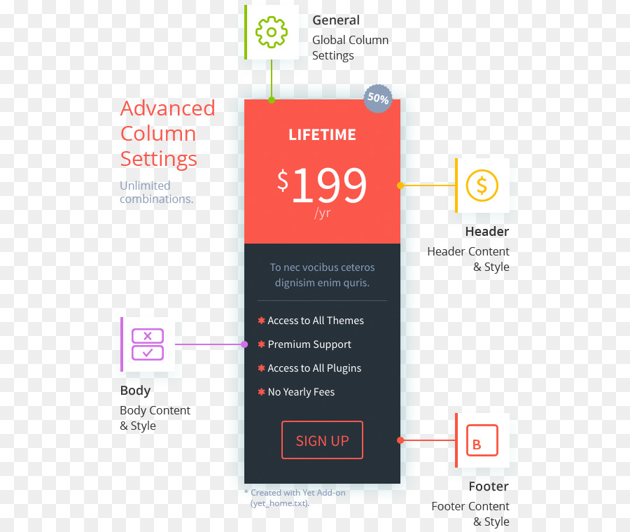 Harga，Desain Web Responsif PNG