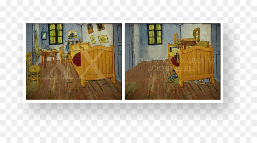 Lukisan Van Gogh，Kamar Tidur PNG